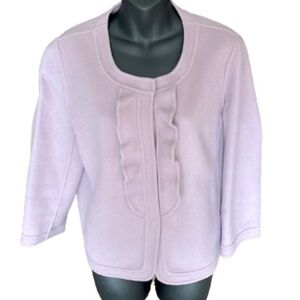 Talbots pale purple lilac wool jacket size 10